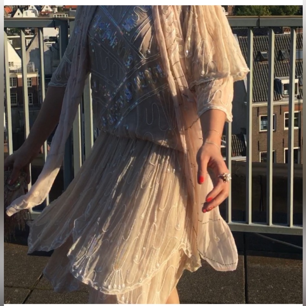 Gatsby flapper 1920 vintage dress - Picture 4 of 4
